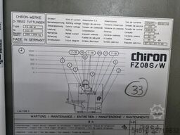 CHIRON FZ08W, 2 x 4 axis
