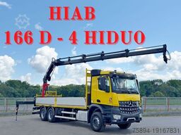 MERCEDES-BENZ AROCS 2636 *HIAB 166 D-4 HIDUO + FUNK* 6x4