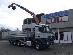 Mercedes-Benz Arocs 3643 | 8X4 Tridem | 3 Side Tipper | Fassi...