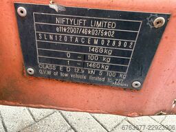 NIFTYLIFT 120 TAC Aanhanger hoogwerker Elektrisch 12.2M Werkhoogte 2014 DE Registratie