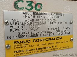 FANUC Robodrill ᾱ-D21MiB5