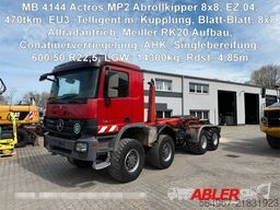 MERCEDES-BENZ 4144 Actros MP2 Abrollkipper 8x8 Singlebereifung
