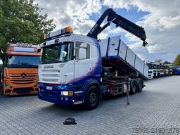Scania R380 6X2*4 Kipper mit Kran HIAB 220