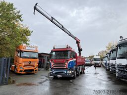 Scania R580 V8 8X4 Kipper Kran Palfinger 22002