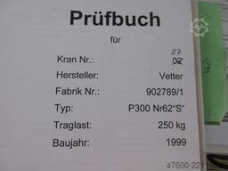 Stahl Portalkran Brückenkran Kettenzug NL 250Kg Stahlbau 12x5,6m IPE240 P300
