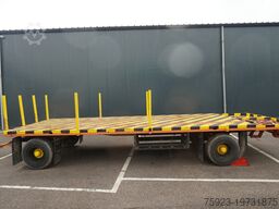 2 AXLE FLATBED FARM TRAILER