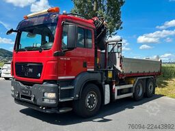 MAN TGS 28.480 6x4-4 ALLRAD KRAN 19m SEILWINDE Wechs