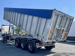 Fruehauf grain transport 46m 3 3 axels , ABS