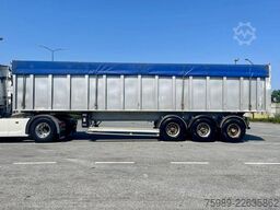 Fruehauf grain transport 46m 3 3 axels , ABS