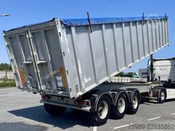 Fruehauf grain transport 46m 3 3 axels , ABS