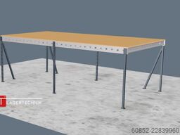5x10m Lagerbühne , Belastung : 500kg/qm Unterkante: 3m ,ca. 50qm , Systembühne