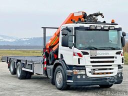 SCANIA P 420* PLATFORM 6,80m * PK 29002+FUNK * TOP
