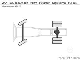 MAN TGX 18.520 4x2 - NEW - Retarder - Night clima -...