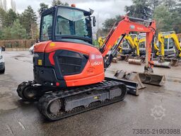 Kubota U50.5 S with 3 excavator buckets