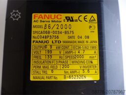 Fanuc A06B-0034-B575 AC Servo Motor SN: C049P2698