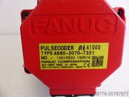 Fanuc A06B-0063-B003 AC Servo Motor SN: C196F1BB6 + A860-2070-T321 Pulsecoder