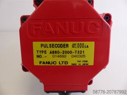 Fanuc A06B-0215-B700 # 0100Servo Motor SN: C044F1730 + A860-2000-T321 Pulsecoder