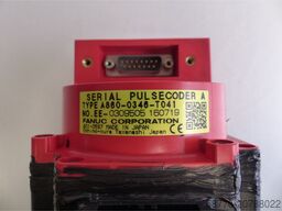Fanuc A06B-0373-B569 # 0008 AC Servo Motor SN: C166M11E1 + Pulsecoder
