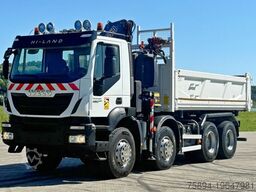 IVECO TRAKKER 450 * FASSI F215A.0.22 + FUNK / 8x4 *TOP