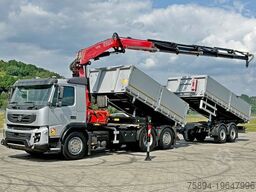 VOLVO FMX 420* FASSI F275.2.25 + FUNK + Anhänger / TOP