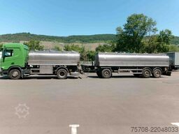 SCANIA R 410 Gliederzug mit HLW Lebensmittel-Tank