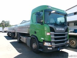 SCANIA R 410 Gliederzug mit HLW Lebensmittel-Tank