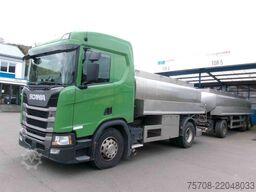 SCANIA R 410 Gliederzug mit HLW Lebensmittel-Tank