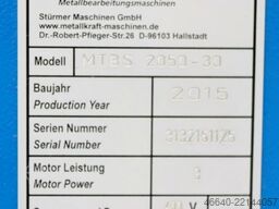 METALLKRAFT / DURMA MTBS 2050-30