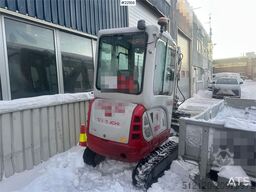 Takeuchi TB216 mini digger w/ 3 buckets. See hours! WATCH V