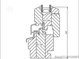 Weinig Unicontrol 6 Werkzeuge IV67,79,91 mm