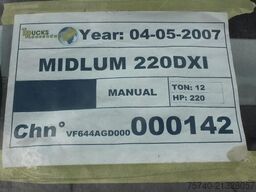 Renault Midlum 220 + manual + 16 meter