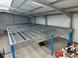 5x10m Lagerbühne , Belastung : 500kg/qm Unterkante: 2,5m , ca. 50qm Systembühne