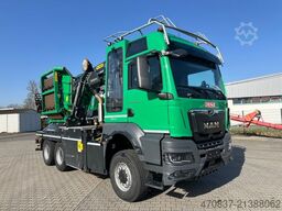 MAN TGS 33.520 6x6 / ChipperTruck / Jenz HEM 593 R