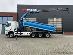 Mercedes-Benz Arocs 3243 8x4 Tridem Kipper/Kraan Euro 6