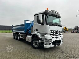 Mercedes-Benz Arocs 3243 8x4 Tridem Kipper/Kraan Euro 6