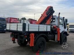 Unimog U4000 4x4 Palfinger Kran PK10501 Hakenhöhe 11,5M