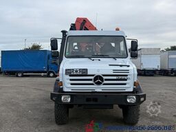 Unimog U4000 4x4 Palfinger Kran PK10501 Hakenhöhe 11,5M