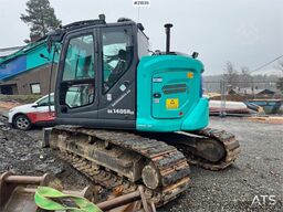 Kobelco SK140SRLC-7 crawler excavator with extensive equip