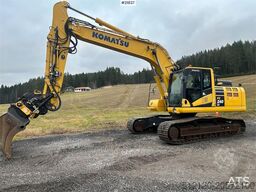 Komatsu PC240LC-11E0 crawler excavator with Rototilt and g