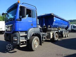 MAN 18.460 TGS*4X4*kpl. Zug*Meierling 24m³ HalfPipe