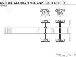 CHEREAU CSD3 THERMO KING SLXi300 ONLY 1320 HOURS FRC 7 C