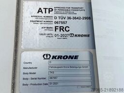 KRONE SD THERMO KING SLXi 400 WHISPER BPW AXLES DISC B