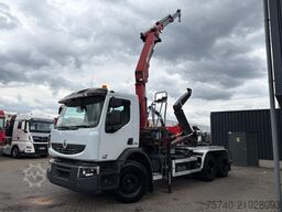 Renault Premium 370DXI + HMF 1430 K3 + 6X4 + HOOKSYTEM ...