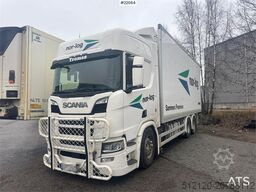 Scania R660 6x4 box truck with refrigeration/freezer unit