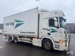 Scania R660 6x4 box truck with refrigeration/freezer unit