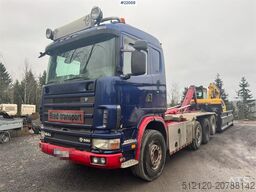 Scania R164 580 8x2 tridem hook truck