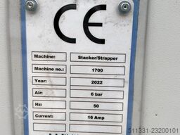 Wobarg Automatic Stacker / Strapper Siemens HMI – Industrial Packaging Machi