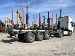 Doll H3L-14XL Tri/A Log Trailer / Ausziehbar