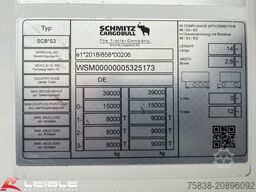 SCHMITZ CARGOBULL SKO 24/L*Pharma Zertifikat*Liftachse*neuwertig*