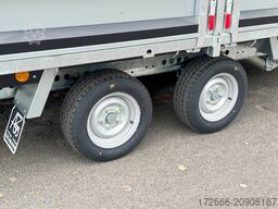Brian James Trailer TIPPER 526-4020-35-2-12 | PENDELKLAPPE 400X200X30CM 3500KG RÜCKWÄRTSKIPPER | SCHWARZ